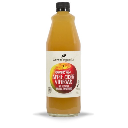 Ceres raw apple cider vinegar 750ml