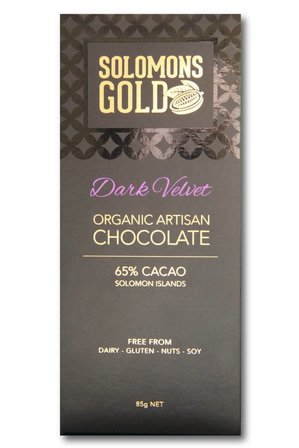 Solomon's Gold Dark Velvet Chocolate 85g