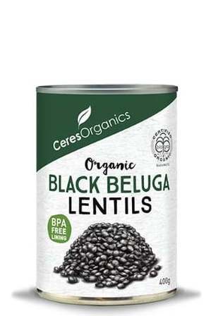 Ceres Black Beluga Lentils 400g
