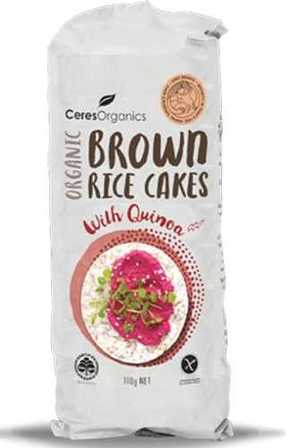 Ceres Brown Rice Cakes with Quinoa 110g