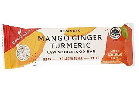Ceres Wholefood Bar Mango, Ginger & Turmeric 50g