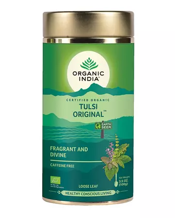 Organic India Tulsi Loose Leaf Tea 100g