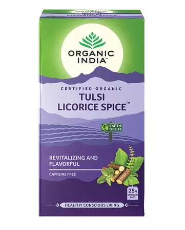 Organic India Licorice Spice Tulsi Tea 25 bags