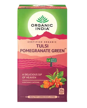 Organic India Tulsi Pomegranate Green tea 25 bags