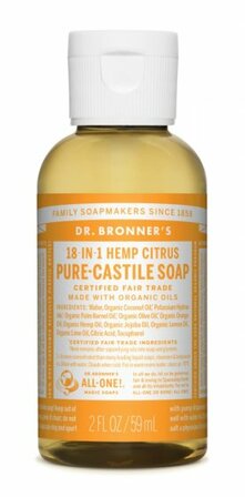 Dr Bronners Citrus Castile Liquid Soap 59ml