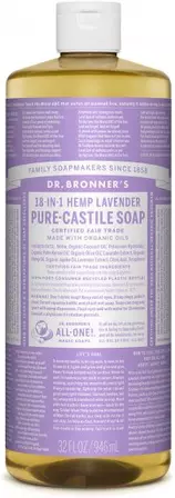 Dr Bronners Lavender Castile Liquid Soap 946ml
