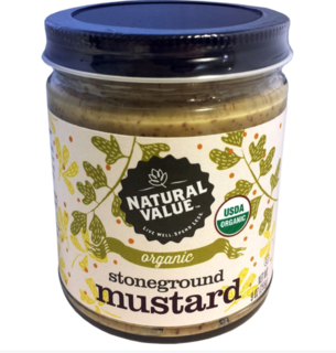 Natural value stoneground mustard 226g