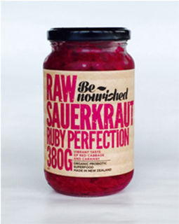 Be nourished raw sauerkraut ruby perfection 380g