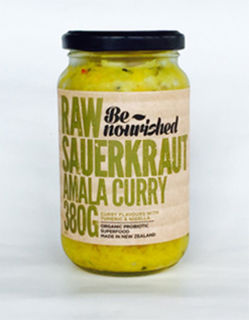 Be nourished raw sauerkraut golden turmeric 380g