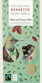Bennetto Chocolate - Mint and Cocoa Nibs