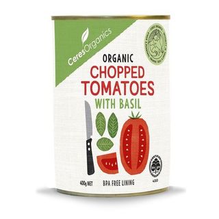 Ceres Chopped Tomatoes with Basil 400g
