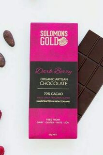 Solomon's Gold Dark Berry Chocolate 55g