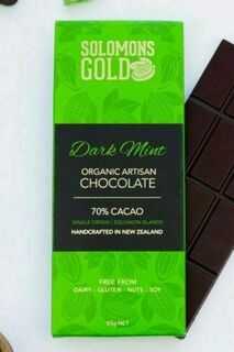 Solomon's Gold Dark Mint Chocolate 55g