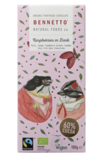 Bennetto Chocolate Raspberry 100g