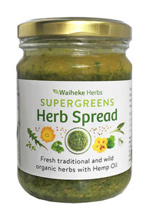 Waiheke Herb Spread Supergreens with Hemp Seed Oil