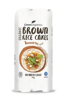 Ceres Brown Rice Cakes - Tamari 110g
