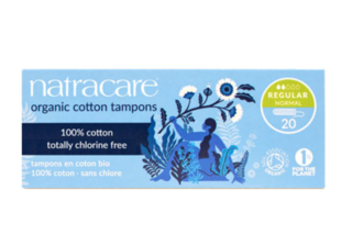 Natracare Organic Cotton Tampons 20 Regular