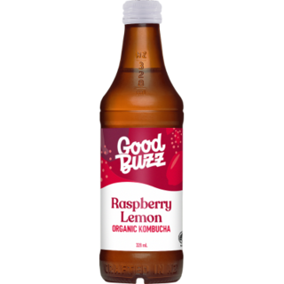 Good Buzz Kombucha Raspberry Lemon 328ml
