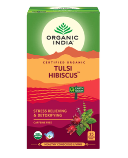 Organic India Tulsi Hibiscus Tea 25 Bags