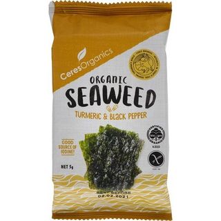 Ceres Seaweed Turmeric & Black Pepper Snack