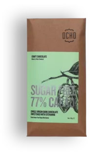 Ocho Chocolate Sugar Free 77% Cacao 95g