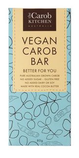 The Carob Kitchen Vegan Carob Bar 80g