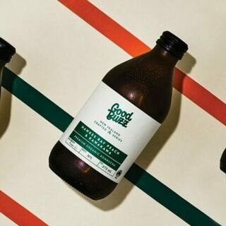 Good Buzz 'A' Series Hawkes Bay peach & Kawakawak Kombucha 375ml