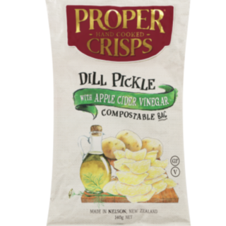 Proper Crisps Dill Pickle & Apple Cider