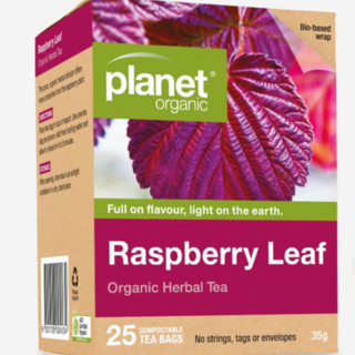 Planet Organic Raspberry Leaf Tea 25 tea bags