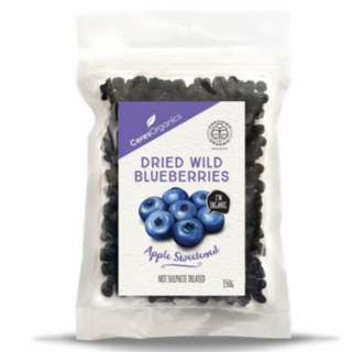 Organic Dried Wild Blueberries 150g