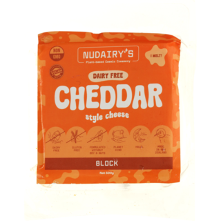 Nudairy Cheddar Block 250g