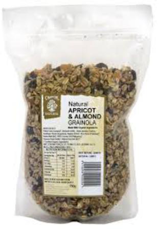 Chantal apricot and almond granola 750g