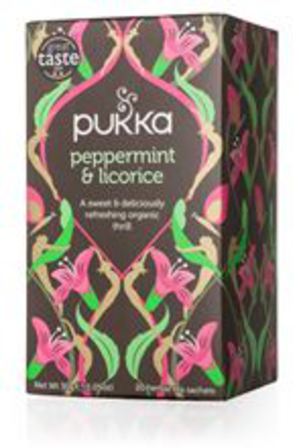 Pukka tea peppermint and licorice