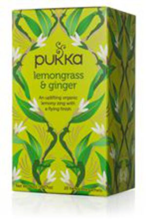 Pukka tea lemongrass and ginger