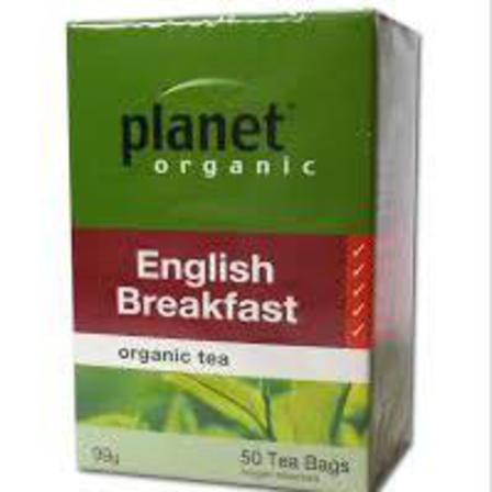 Planet organic english breakfast tea 50 tea bags