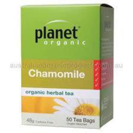 Planet organic chamomile tea 50 tea bags