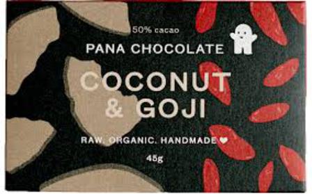 Pana raw chocolate coconut & goji 45g
