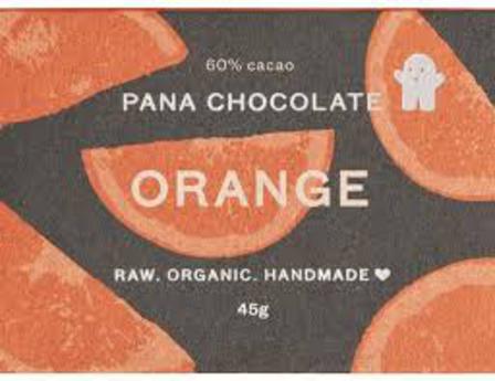 Pana raw chocolate orange 45g