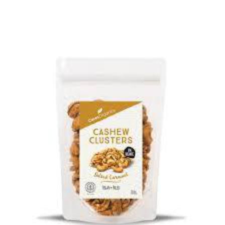 Ceres cashew clusters salted caramel 200g
