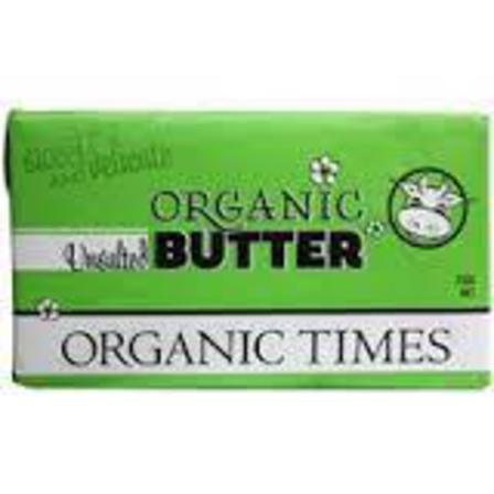 Organic times unsalted butter 250g