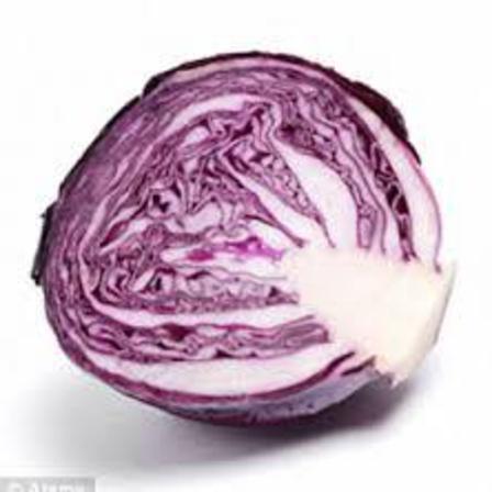 1/2  red cabbage 