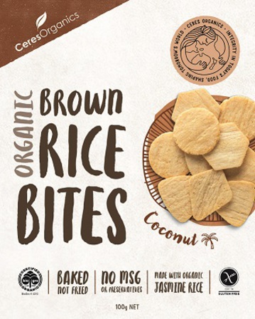 Ceres Brown Rice Bites - Coconut - 100g