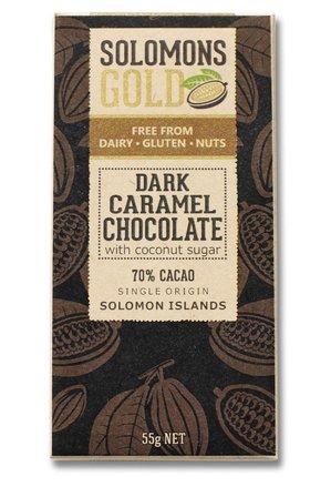 Solomon's Gold Dark Caramel Chocolate 55g