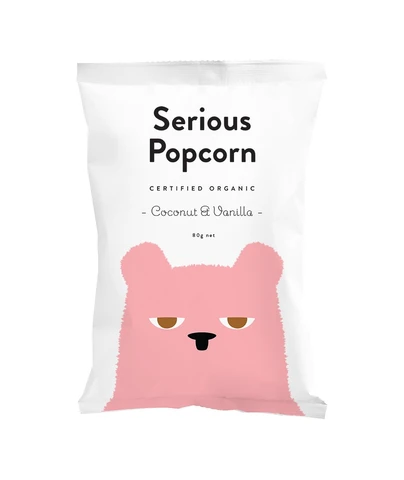Serious Popcorn Coconut & Vanilla 80g