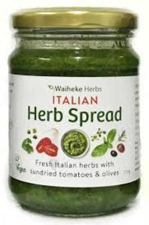 Waiheke Herb Spread Italian with Sundried Tomatoes & Olives