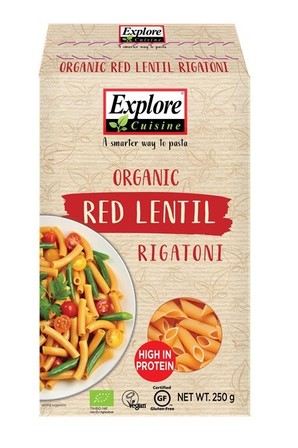 Explore Cuisine Red Lentil Rigatoni Pasta