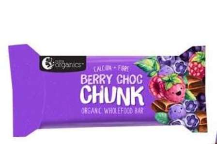 Nutra Organics Berry Choc Chunk Bar 30g