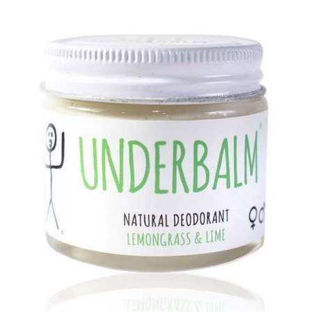 Underbalm Natural Deodorant Lemongrass & Lime