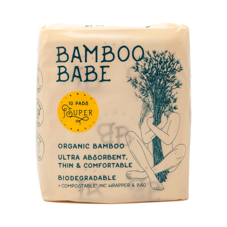 Bamboo Babe 10 Pads - Super
