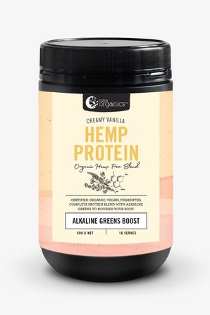 Nutra Organics Hemp Protein - Creamy Vanilla 500g